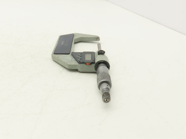 Mitutoyo 406-722-30 Digimatic Micrometer 1-2" Range .00005 Ratchet Stop SPC Data