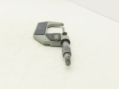 Mitutoyo 406-722-30 Digimatic Micrometer 1-2" Range .00005 Ratchet Stop SPC Data