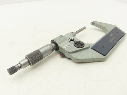 Mitutoyo 406-722-30 Digimatic Micrometer 1-2" Range .00005 Ratchet Stop SPC Data