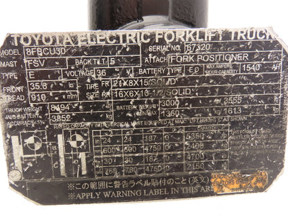 Danfoss OSPC 90 LS Electric Forklift Hydraulic Power Steering Off Toyota 8FBCU30
