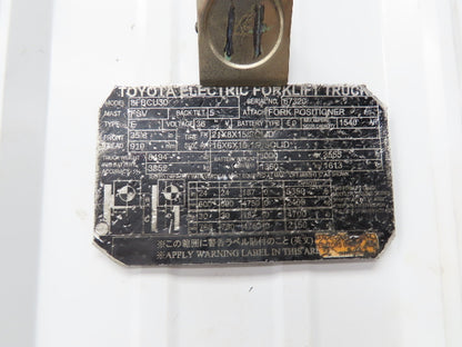 Toyota 67620-U3584-71 Hydraulic 3-Spool Forklift Mast Control Valve From 8FBCU30