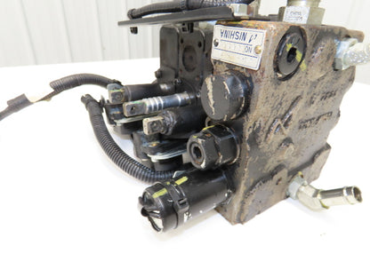Toyota 67620-U3584-71 Hydraulic 3-Spool Forklift Mast Control Valve From 8FBCU30