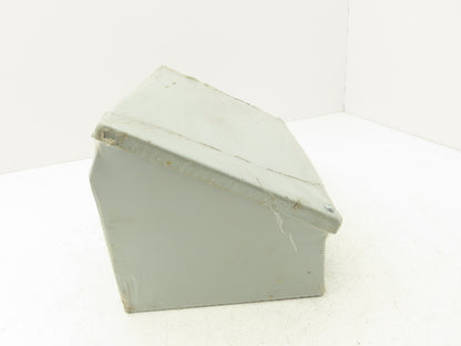 Hoffmann C8C12  8x12x7" Consolet Electrical Enclosure 30° Sloped Hinged Lid