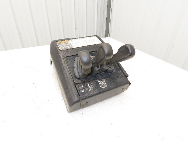 Hyster E50XM-27 Electric Forklift Three Lever Control Unit Lift Tilt Shift