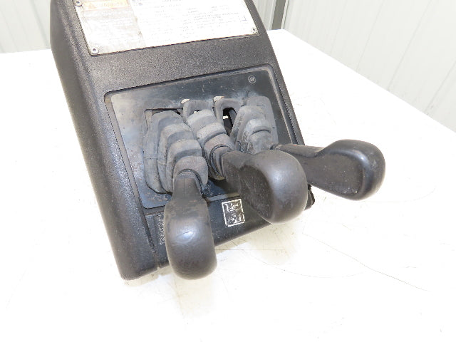 Hyster E50XM-27 Electric Forklift Three Lever Control Unit Lift Tilt Shift