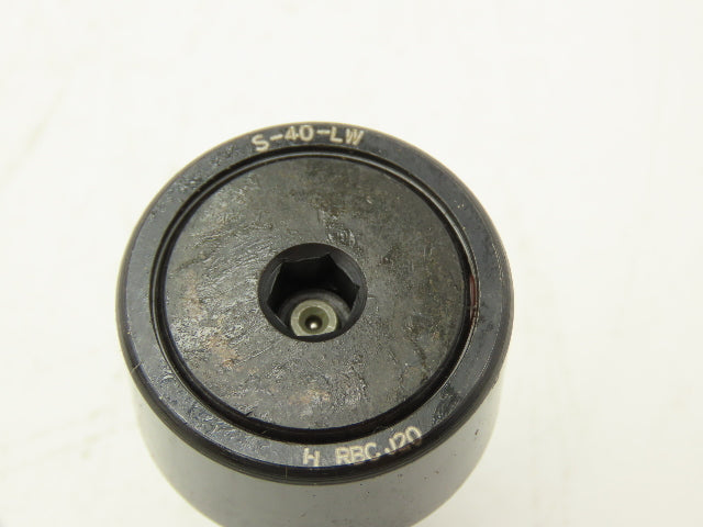 RBC S40LW Flat Cam Follower Bearing 1.25" Dia 3/4"W 1/2-20" Stud  LOT OF 4