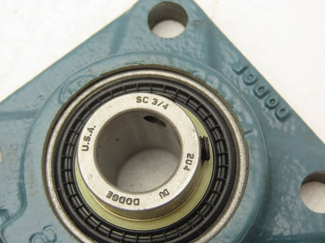 Dodge 124100 F4B-SC-012 Flange Mount Bearing 3/4" Bore 4-Bolt  Lot of 2