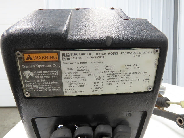 Hyster E50XM-27 Electric Forklift Brake Pedal & Master Cylinder Assembly