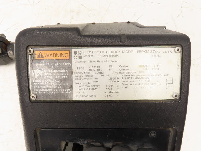 Hyster 506537581 Hydraulic Forklift Tilt Cylinder Removed From E50XM-27