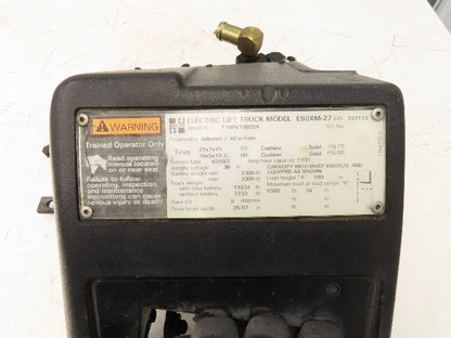Husco 8500375 Hydraulic 3-Spool Mast Control Valve Manifold From E50XM-27