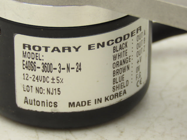 Hengstler E40S6-3600-3-N-24 Rotary Encoder 3600PPR Photoelectric Switch BJ300DDT