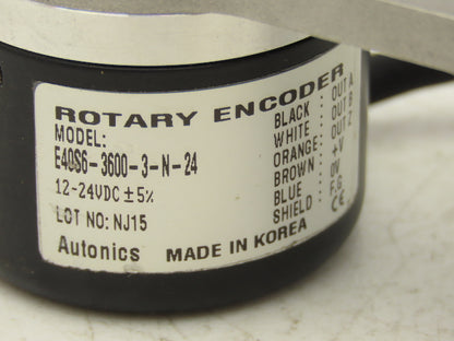 Hengstler E40S6-3600-3-N-24 Rotary Encoder 3600PPR Photoelectric Switch BJ300DDT
