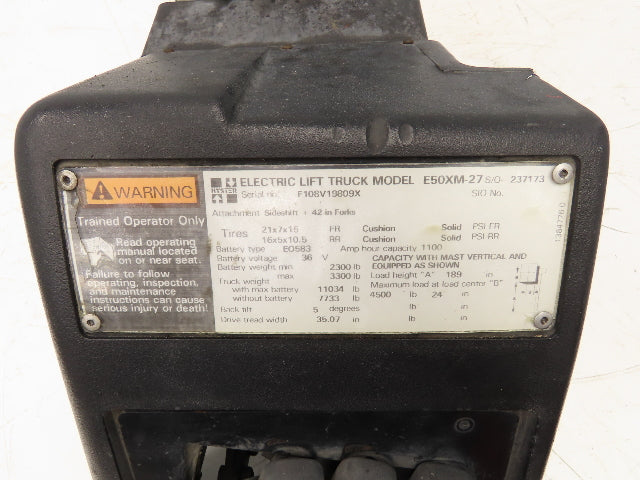 Hyster 8620081 Forklift Hydraulic Haldex Pump & Motor 36/48VDC Off E50XM-27