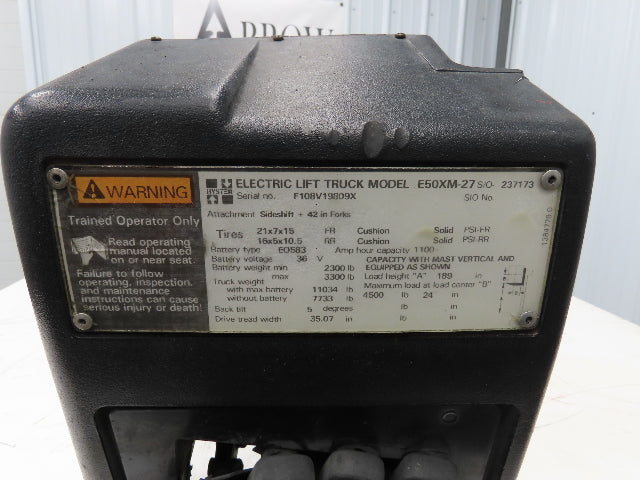 Hyster 1459780 Electric Forklift Motor Contactor Control Assembly Off E50XM-27