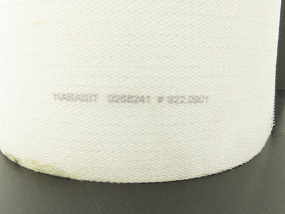 Habasit 12"W x 22'L White TPU Poly Urethane Conveyor Belt 2-Ply Woven Back