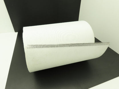 Habasit 12"W x 22'L White TPU Poly Urethane Conveyor Belt 2-Ply Woven Back