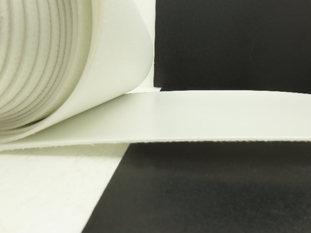 Habasit 12"W x 22'L White TPU Poly Urethane Conveyor Belt 2-Ply Woven Back