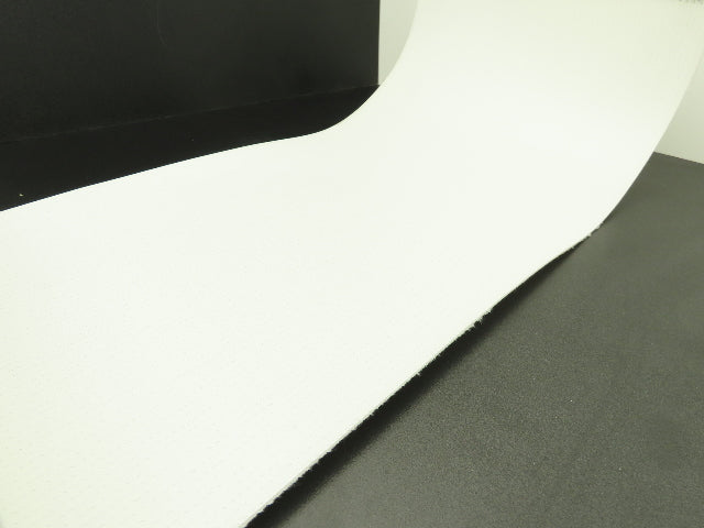 Habasit 12"W x 22'L White TPU Poly Urethane Conveyor Belt 2-Ply Woven Back