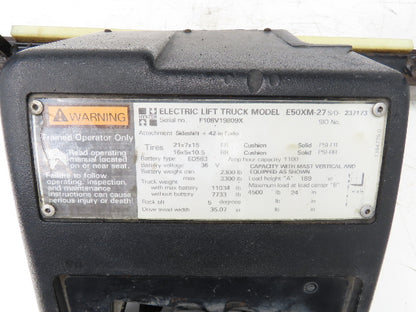 Hyster SS1.00-2.50.9771399039 Forklift Side Shift 16" Class 2 Fork 38.5" Chassis