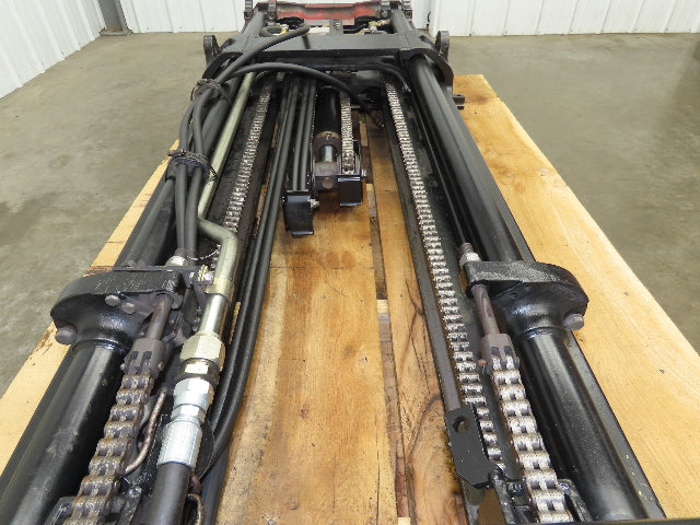 Hyster E50XM-27 Forklift Mast 189" 3-Stage Tilt Class 2 Carriage 4500lbs
