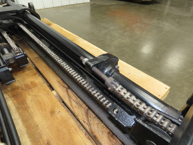 Hyster E50XM-27 Forklift Mast 189" 3-Stage Tilt Class 2 Carriage 4500lbs