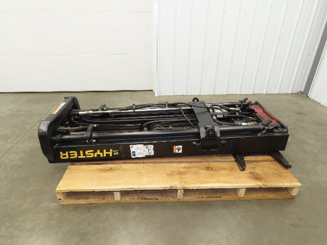 Hyster E50XM-27 Forklift Mast 189" 3-Stage Tilt Class 2 Carriage 4500lbs