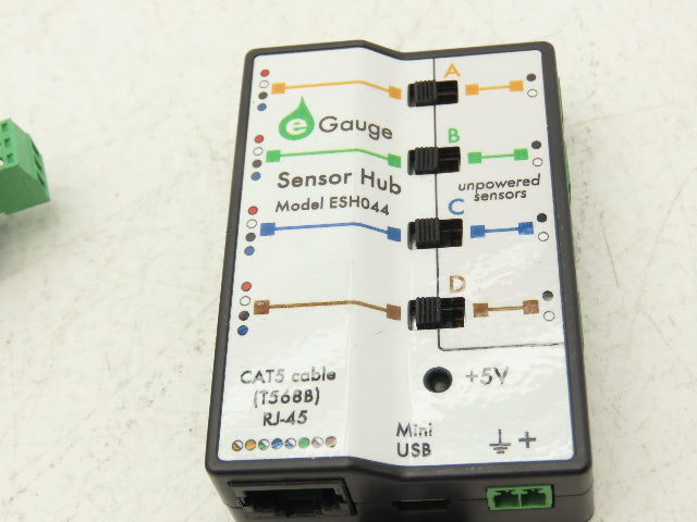 EGauge Systems ESH044 Data Logger Meter Sensor Hub with 4 EC420 Current Sensors