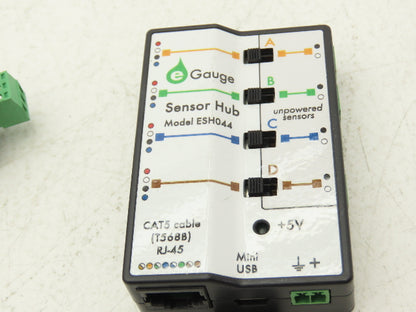 EGauge Systems ESH044 Data Logger Meter Sensor Hub with 4 EC420 Current Sensors