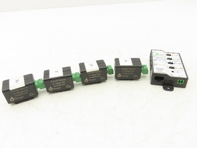 EGauge Systems ESH044 Data Logger Meter Sensor Hub with 4 EC420 Current Sensors