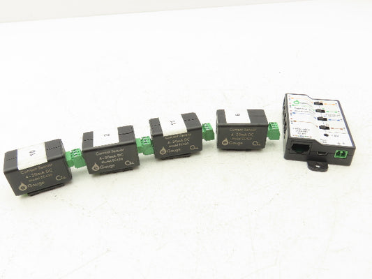 EGauge Systems ESH044 Data Logger Meter Sensor Hub with 4 EC420 Current Sensors