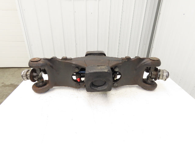 Hyster E50XM-27 Electric Forklift Rear Axle Dual Hydraulic Steering Assembly