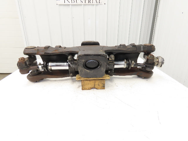 Hyster E50XM-27 Electric Forklift Rear Axle Dual Hydraulic Steering Assembly