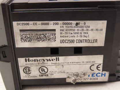 Honeywell UDC2500 Digital Temperature Controller DC2500-CE-0000-200-00000-00-0