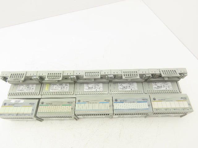 Allen Bradley 1794-OE4 Flex I/O Analog Outputs w/ 16 Point Input & Output Cards