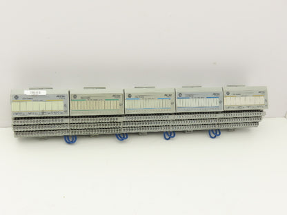 Allen Bradley 1794-OE4 Flex I/O Analog Outputs w/ 16 Point Input & Output Cards