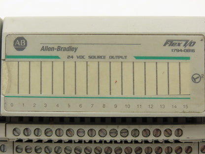 Allen Bradley 1794-OE4 Flex I/O Analog Outputs w/ 16 Point Input & Output Cards