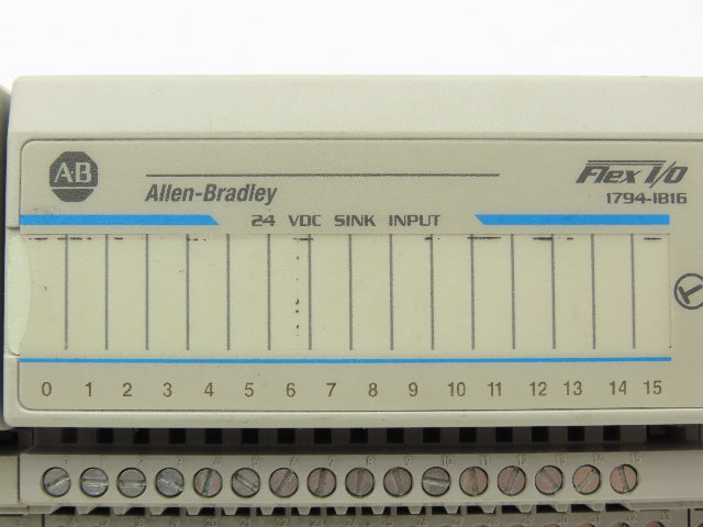 Allen Bradley 1794-OE4 Flex I/O Analog Outputs w/ 16 Point Input & Output Cards