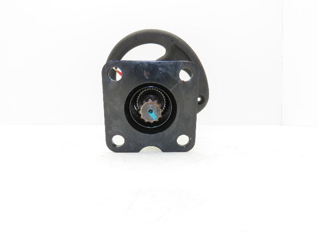 Linde 12855421000 Forklift Steering Wheel & Column W/Horn Removed From E32CL