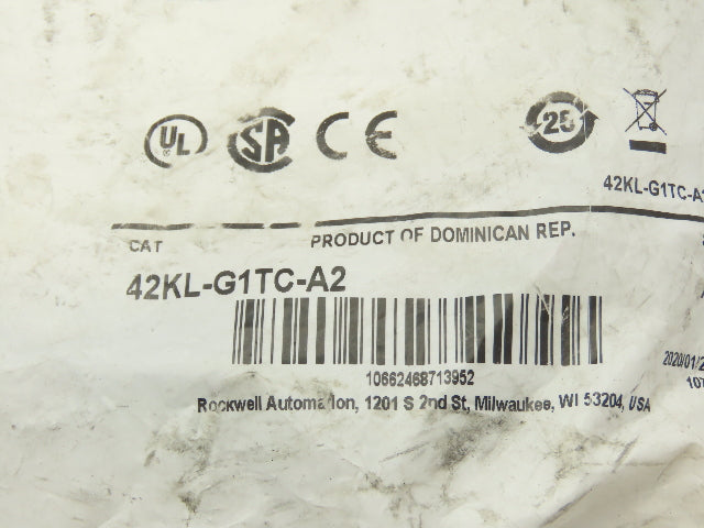 Allen Bradley 42KL-G1TC-A2 MiniSight Photoswitch Infrared Fiber Optic Sensor
