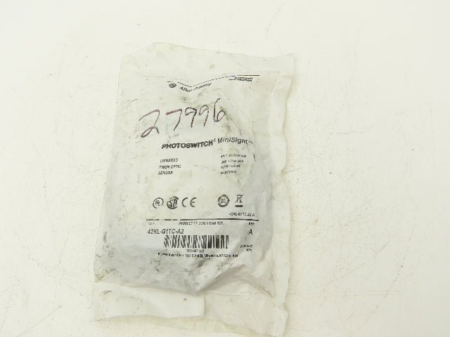 Allen Bradley 42KL-G1TC-A2 MiniSight Photoswitch Infrared Fiber Optic Sensor