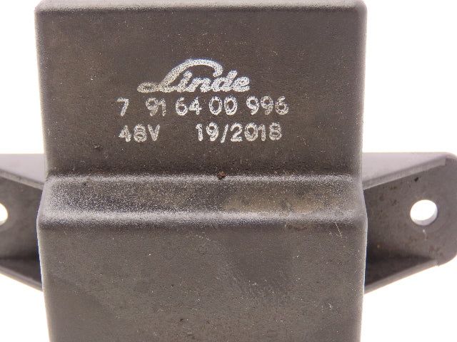 Linde 7 91 6400 996 Forklift Electronic Resistor Module Removed From E32CL