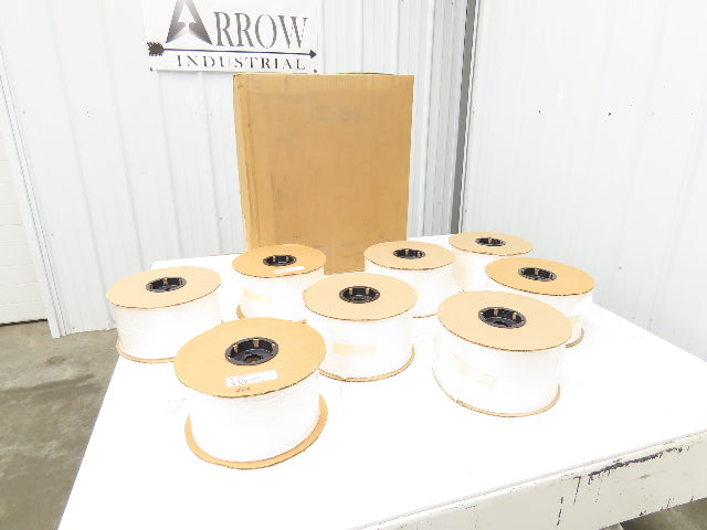 Auto Bag 5"x7" Pre Opened Poly Bags 2mil White/Clear 1750ct Roll  Lot of 8