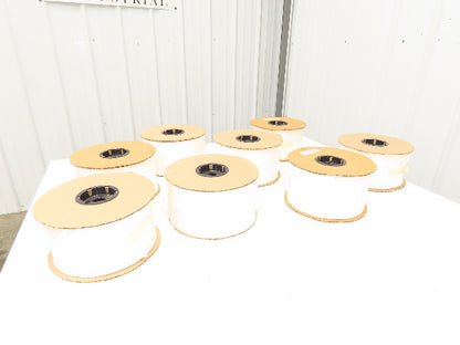 Auto Bag 5"x7" Pre Opened Poly Bags 2mil White/Clear 1750ct Roll  Lot of 8