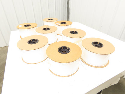 Auto Bag 5"x7" Pre Opened Poly Bags 2mil White/Clear 1750ct Roll  Lot of 8