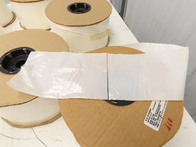 Auto Bag 5"x7" Pre Opened Poly Bags 2mil White/Clear 1750ct Roll  Lot of 8