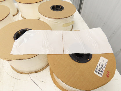 Auto Bag 5"x7" Pre Opened Poly Bags 2mil White/Clear 1750ct Roll  Lot of 8