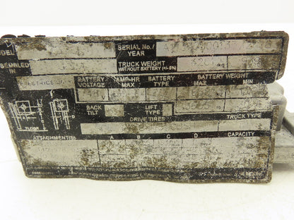 Linde 390 370 50 36 Forklift Motor Controller 48VDC Removed From E32CL