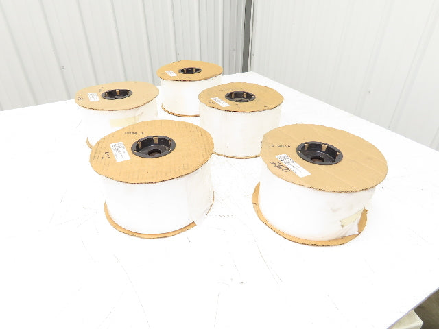 Auto Bag 5"x7" Pre Opened Poly Bags 2mil White/Clear 1750ct Roll  Lot of 5 Rolls