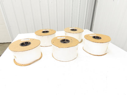 Auto Bag 5"x7" Pre Opened Poly Bags 2mil White/Clear 1750ct Roll  Lot of 5 Rolls