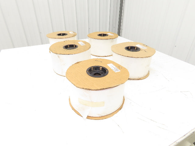 Auto Bag 5"x7" Pre Opened Poly Bags 2mil White/Clear 1750ct Roll  Lot of 5 Rolls